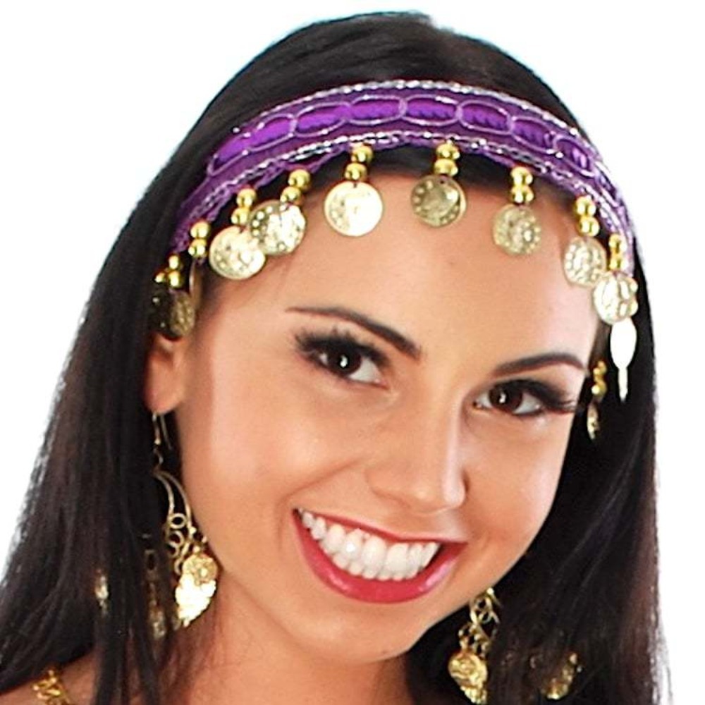 Ethnic Indian Fashion - 패션 플라스틱 헤어 후프 다색 민족풍