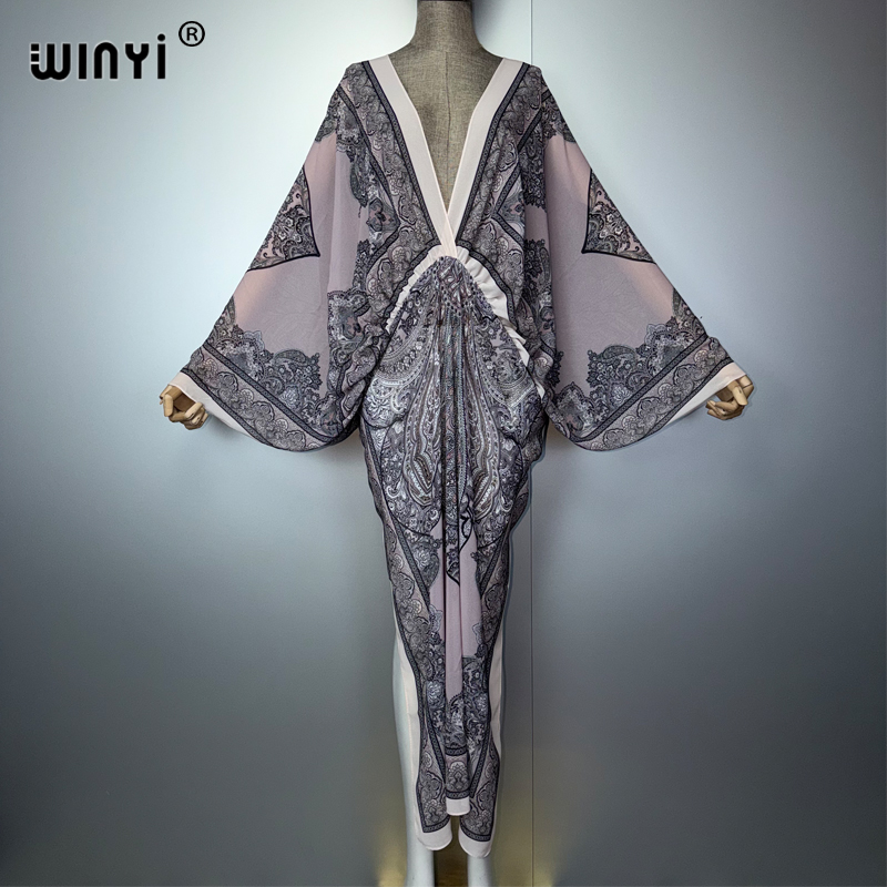 Kaftan Women Boho - 위니 V넥 섹시 드레스 아랍 전통