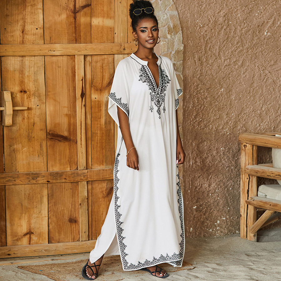 Kaftan 드레스 여성용 수영복 수영복 커버 업 플러 - Kaftan Women Boho 리뷰 및 가격