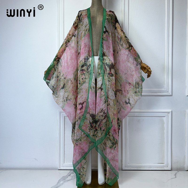 WINYI 맥시 기모노 여름 원근법 섹시한 가디건, 보 - Kaftan Women Boho 리뷰 및 가격