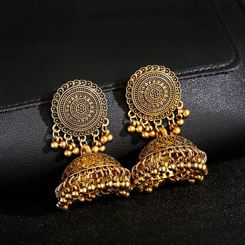 에스닉 여성용 실버 컬러 벨, 인도 주얼리, 집시 귀걸 - Ethnic Indian Fashion 리뷰 및 가격