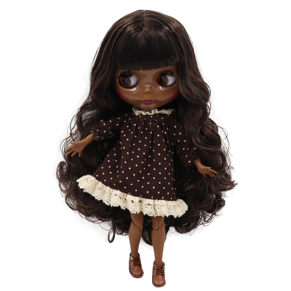 ICY DBS Blyth 인형 슈퍼 블랙 어두운 피부  - Ethnic Fashion Model 리뷰 및 가격