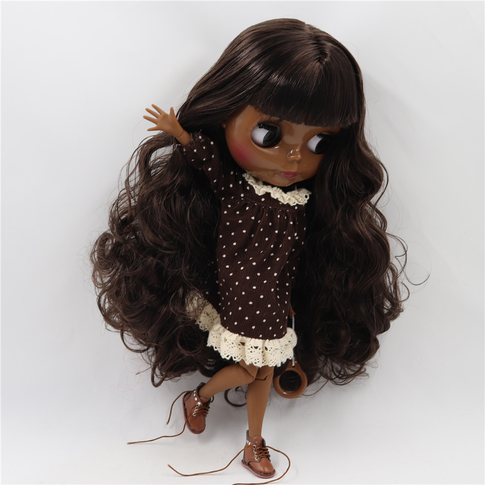 ICY DBS Blyth 인형 슈퍼 블랙 어두운 피부  - Ethnic Fashion Model 리뷰 및 가격