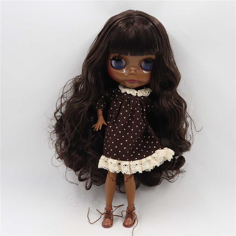 ICY DBS Blyth 인형 슈퍼 블랙 어두운 피부  - Ethnic Fashion Model 리뷰 및 가격