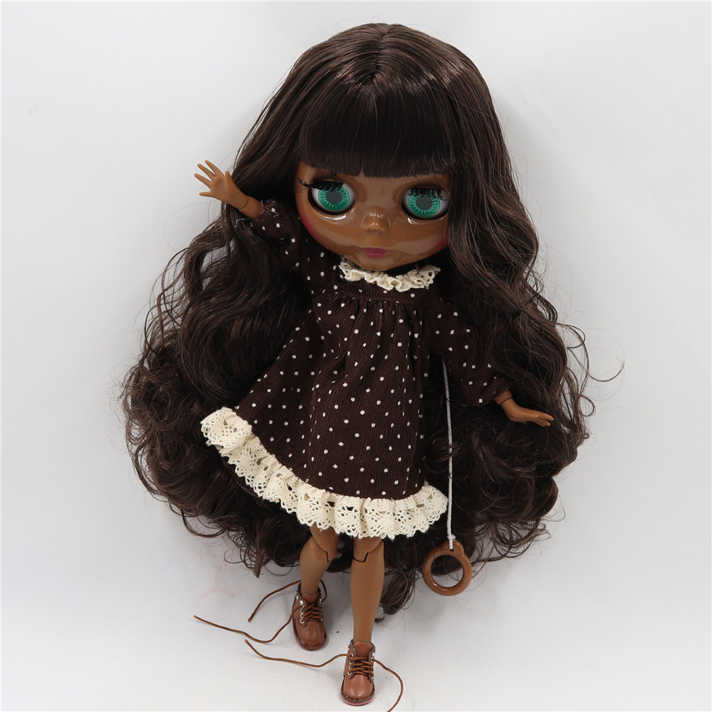 ICY DBS Blyth 인형 슈퍼 블랙 어두운 피부  - Ethnic Fashion Model 리뷰 및 가격