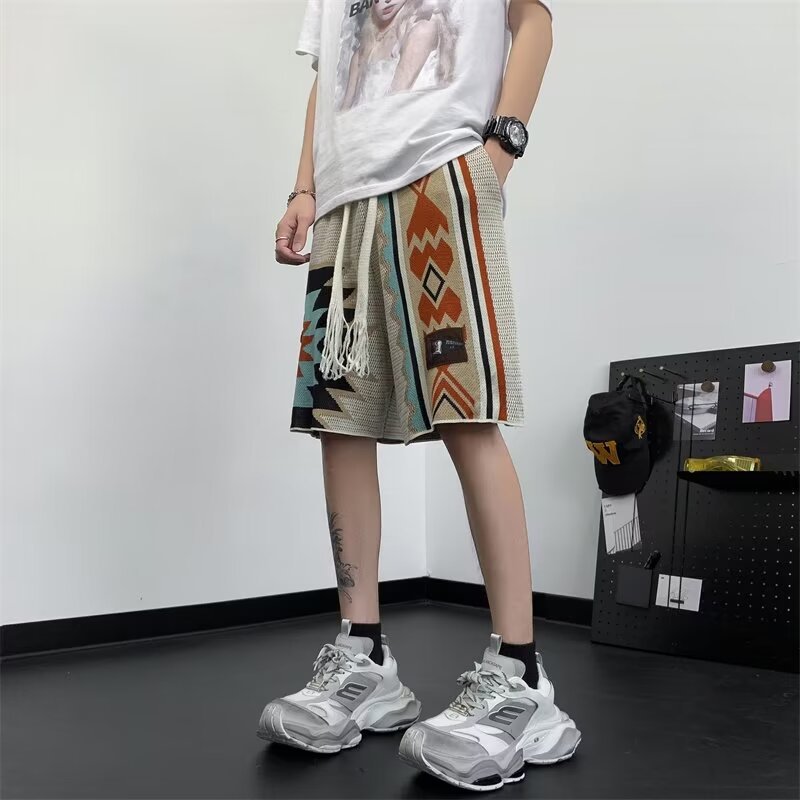 여름 얇은 유행 고딕 개성 니트 일본 민족 스타일 통기 - Y2K Ethnic Fashion 리뷰 및 가격