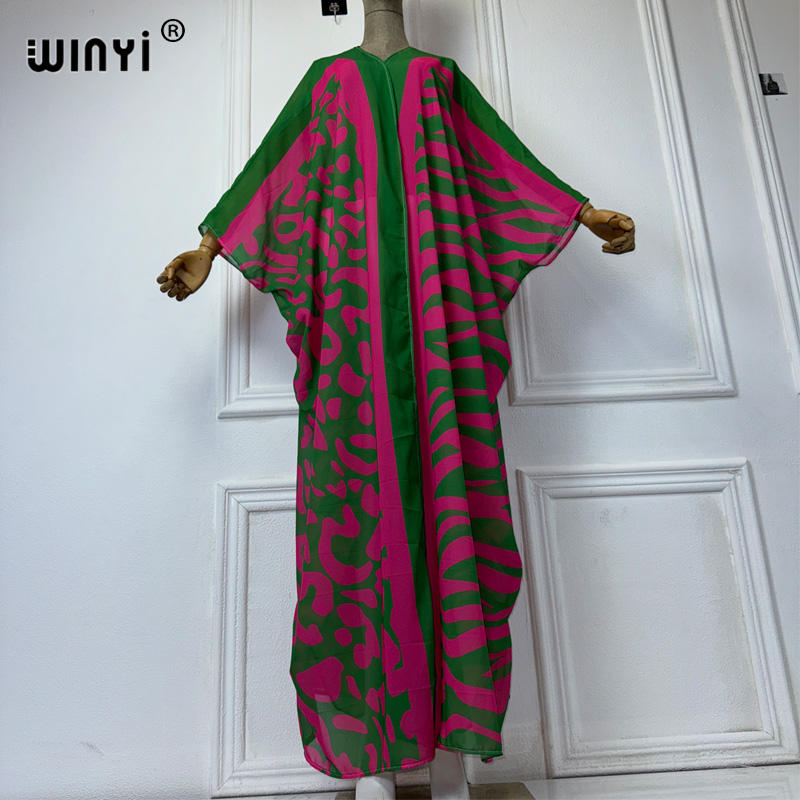 WINYI 아프리카 보헤미아 프린트 기모노 여성용 루즈 - Kaftan Women Boho 리뷰 및 가격